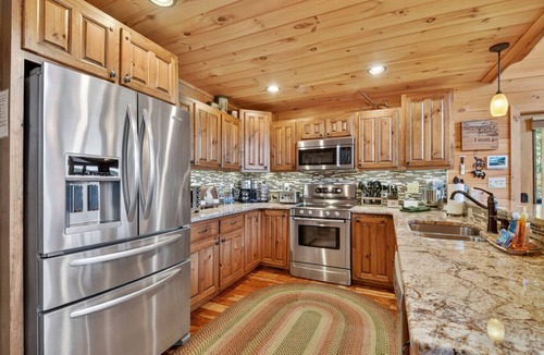 Blue Ridge Cabin | Serenity Ridge | Stylish Mountain Cabin w/Views, Hot Tub & Game Room