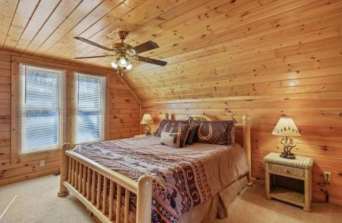Sevierville House | Serenity- serene mntn cabin in gated resort community with pool and amenities/view/Hottub/Secluded/Luxury/Theatre