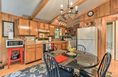 Franklin House | Smoky Mtn Cottage on Creek w/Lanai & Forest Views