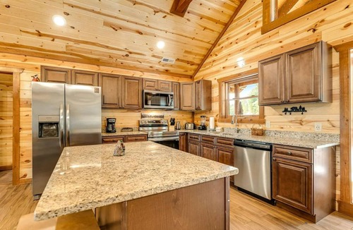 Caton Cabin | Smoky Serenade - 8Bdr Cabin with large indoor pool. Sleeps 30!