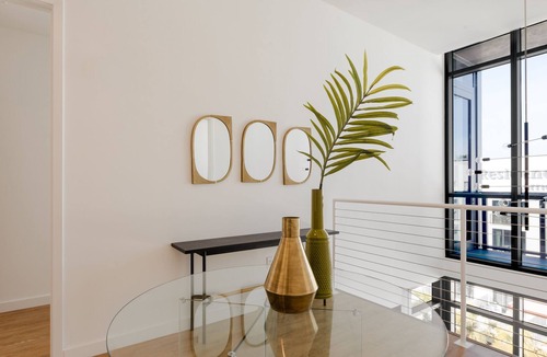 West Avenue Apartment | Sonder 17WEST | Lofted Three-Bedroom Apartment w/ Balcony