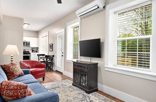 Woodfin Apartment | Spacious 1 Bedroom Apt! Pet friendly with Private fenced in back yard and deck!