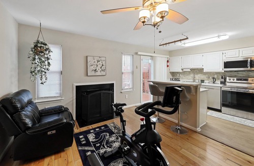 Calverton Apartment | Spacious 3BR Townhouse with Balcony & Gym