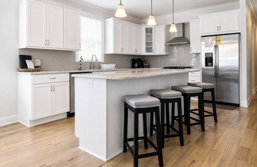 North End Condo | Spacious 5 Bedroom 4.5 Bath w/Private Elevator- 1 block from Boardwalk