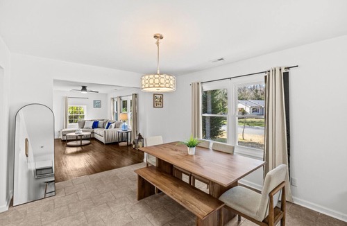 Charlotte House | Spacious Charlotte Retreat with Private Hot Tub