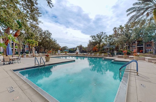 Suntree Condo | Spacious condo with private balcony, pool, W/D and WIFI