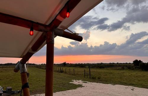 Okeechobee Other | Spacious Deluxe Safari Tent with Fire Pit & BBQ Grill in Basinger, Florida