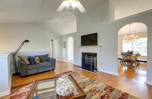 Riverdale House | Spacious Georgia Home w/Deck, Grills & Fireplace!
