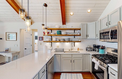 Bumpass House | Spacious house with water view, kayaks, foosball table, deck, firepit
