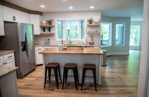 Big Creek House | Spacious Lakefront Home; Open Water Views