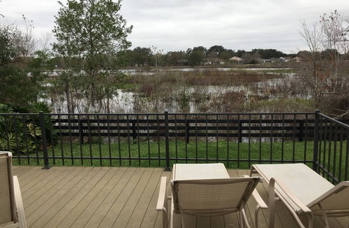 Lady Lake House | Spacious, open, home on a nature preserve/wetland, with Golf Cart!
