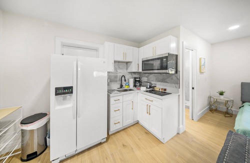 Carrollwood Apartment | Spacious Studio: King Bed, Kitchenette & Full Bathroom and Board Games!