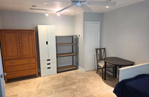 Ludlam Apartment | Spacious studio with private patio - perfect for traveling professionals!