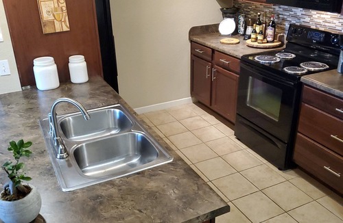 Southpoint Apartment | Special amenities (such as hot tub or deck)