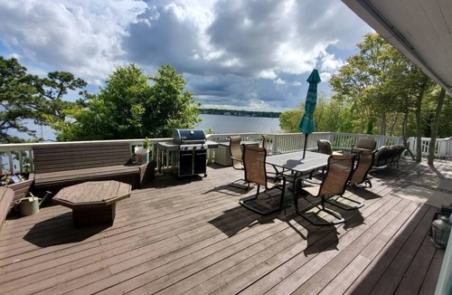 Island Heights House | Spectacular waterfront w/private Beach 5 BR Island Heights