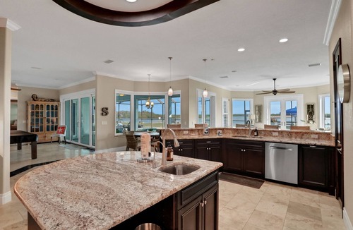 Edgewater House | Sprawling intercoastal home with boat lifts, pool and hot tub