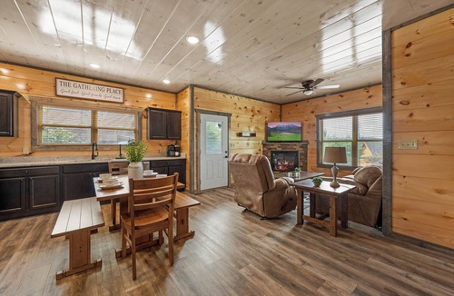Sevierville Cabin | Spring Cabin Deals! Hot tub, Games,Views & Dogs