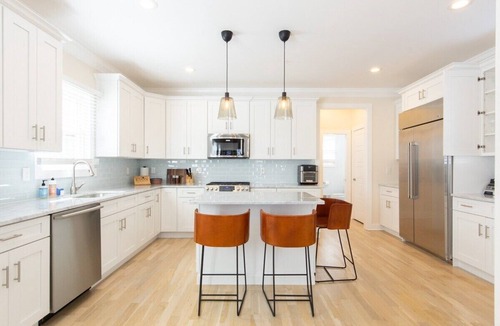 Ocean Grove House | Stay just a 3-minute walk from the beach in this stunning luxury home located between Ocean Grove & Asbury Park. Perfect for large families and groups, this spacious retreat offers modern amenities, multiple outdoor spaces, and everything you need.