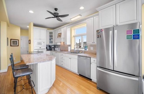 Brigantine House | Steps away from the beach - direct ocean front townhouse! A true oceanside gem!