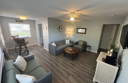 Port Canaveral Condo | Steps from the Beach! Easy drive to MCO and Disney World!