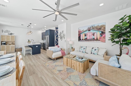 Port Canaveral House | Steps from the Beach! Luxe 5BR Retreat w/Pool, Spa & Ocean Access!