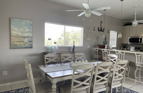 Jose's Hideaway House | Steps from the beach! Spacious island retreat with pool, grill, and space for 12