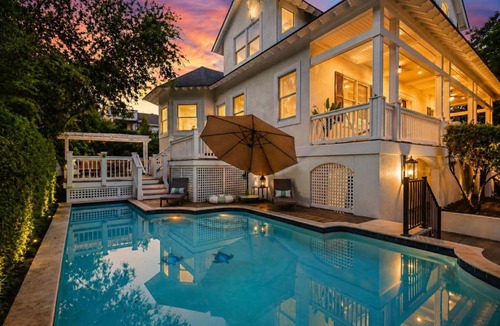 North Forest Beach House | Steps from the Sand 2nd Row Pool & Hot tub
