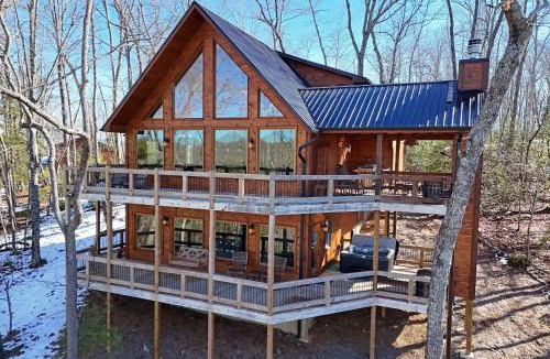 Hidden Lake House | Stoneman Lodge | Hot Tub | Wifi | New Cabin | Outdoor Fireplaces