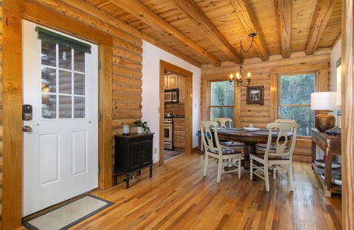 Black Mountain Cabin | Stoney Creek Cabin | Creekside Cabin with Fire Pit & Hot Tub!