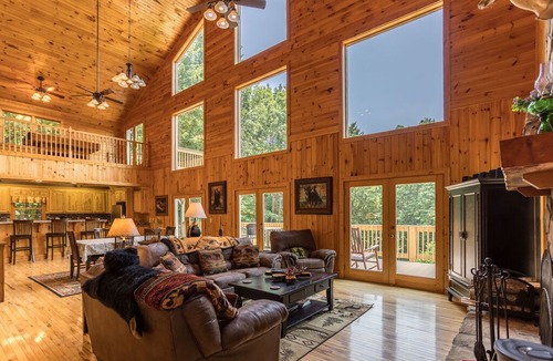 Apple Ridge Cabin | Stress Re-Leaf - Blowing Rock Cabin with great view, hot tub, pool table