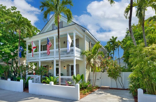 Historic Seaport Condo | STRIPES ~ Delightful Condo w/Shared Pool in the Heart of Old Town Key West!
