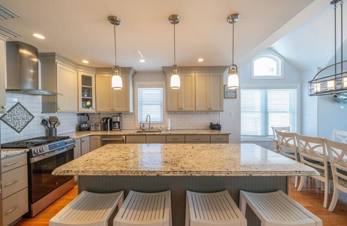 Townsend's Inlet House | Stunning Beach Block Home with Elevator and Water Views!