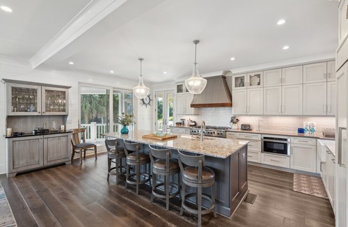 Isle of Palms House | Stunning Home! Pool, Theater Room, Steps to Beach - 3 46th Avenue