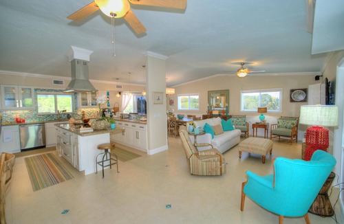 Anglers Park House | Stunning Three Level House on Key Largo Canal with a heated pool and roof deck.