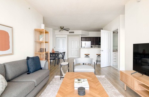 West Little Havana Apartment | Stylish Coral Gables 2BR w/W/D, Pool & Gym, near Shops, by Blueground