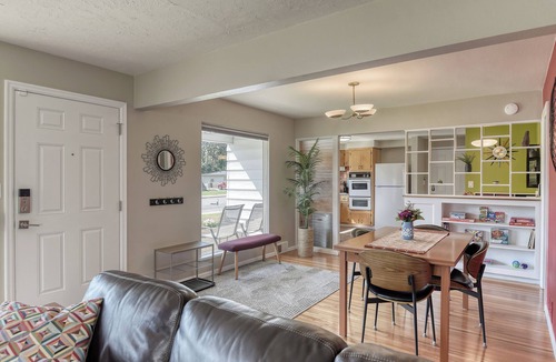 Spokane Valley House | Stylish Mid-Century 3BR/2BA. Huge, Shaded Pet-Friendly Yard, Sauna, Fire Pit