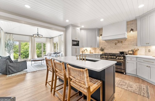 Cleveland House | Stylish mountain view estate with private pool, firepit, two kitchens, & AC