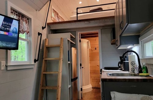 Suches Cabin | Suches Glamping Escape in Pet-Friendly Tiny House Rental for Two