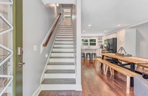 Helen House | Summer Fun in Helen, GA with Grilling, Hot Tub + Games!