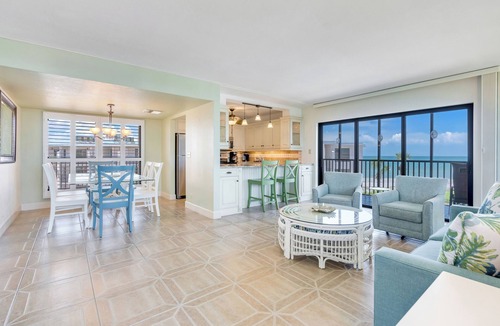 Sanibel Condo | Sundial F401 Penthouse Beachfront with Wrap Around Balcony