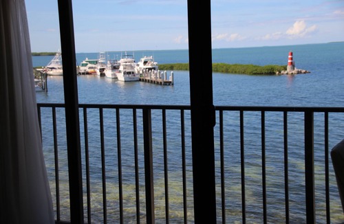 Islamorada Condo | Sunset from our own Private Balcony Directly over the Bay