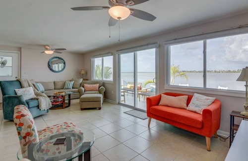 Bay Point House | Sunset Harmony | Oceanfront home in Key West with dock, bar & amazing view