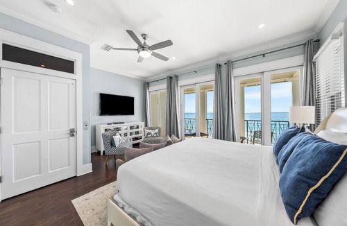 Frangista Beach House | Sunset Over Seas*Frangista Gated Beach*Elevator*