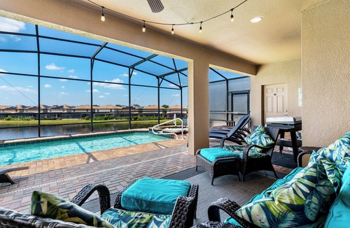 Four Corners Villa | Sunset View Villa, pool and spa -lake view - game room, resort, Nr Disney/Golf