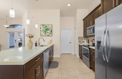 Trafalgar House | Sunset views! Waterfront+Heater Pool+HotTub+Plunge! Waterfront Oasis! Sleeps 10!