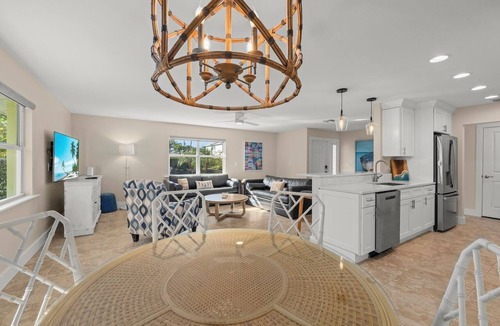 Tradewinds House | Tahitian Waters: Pet-Friendly Pool Home Just Steps to the Beach!