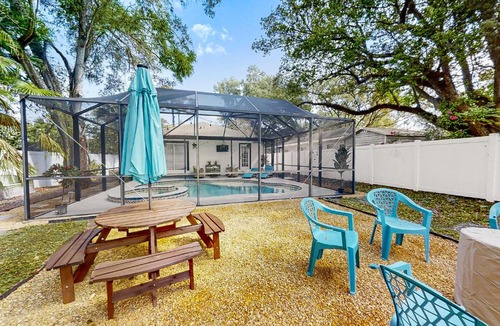 Old Seminole Heights House | Tampa Poolside Bungalow
