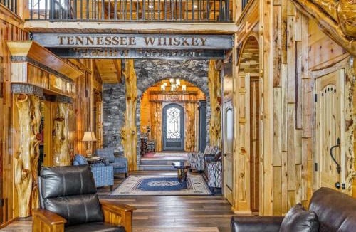 Sevierville House | Tennessee Whiskey, Indoor Pool, Amazing Views, Theater Room, Hot Tub, 5 Star Luxury!