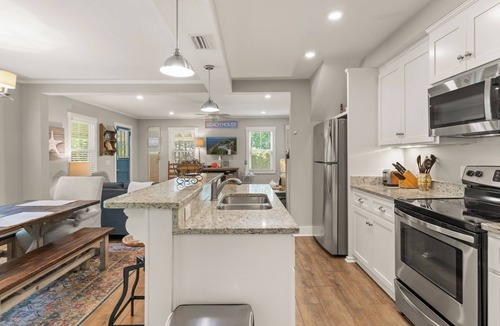 East Beach House | The Beach is calling you at The Porch Side Cottage, sleeps 9