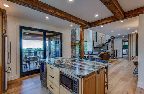 Banner Elk House | The Bear Cave at Eagles Nest - luxury, views, hot tub, game room